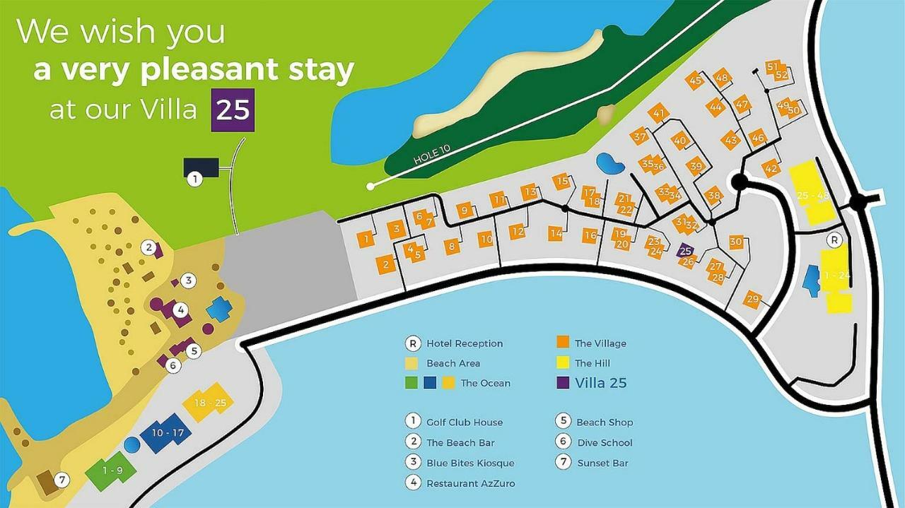 Blue Bay Beach Villa 25 3-Min Beach-Pool-Golf Екстер'єр фото